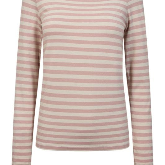 Freequent Liana bluse I Strib rosa