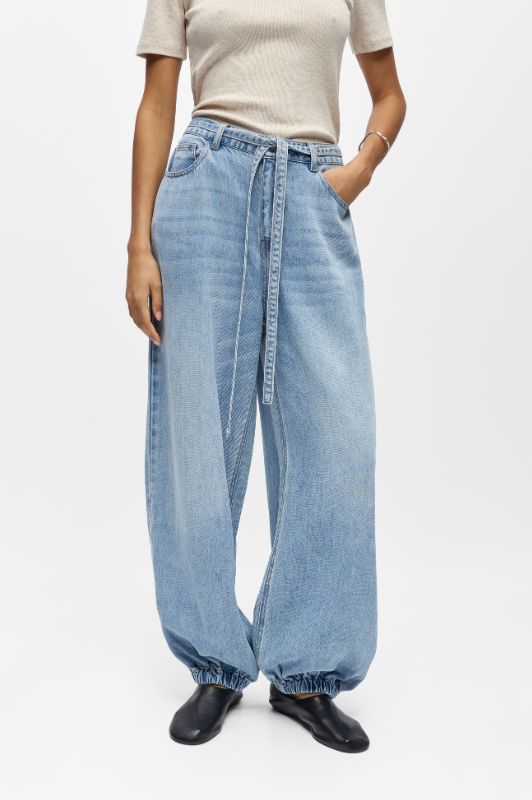 Object Lara jogger pant | Denim elastikbukser