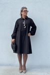 PRE ORDER Gaspar Haiti dress | A-shape sort kjole I Dresslab