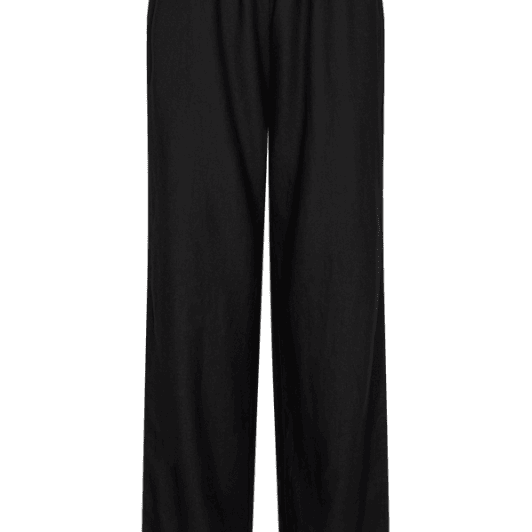 Freequent Lava pant | Sorte hørbukser