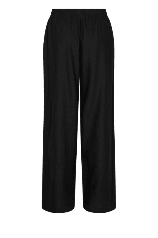 Freequent Lava pant | Sorte hørbukser