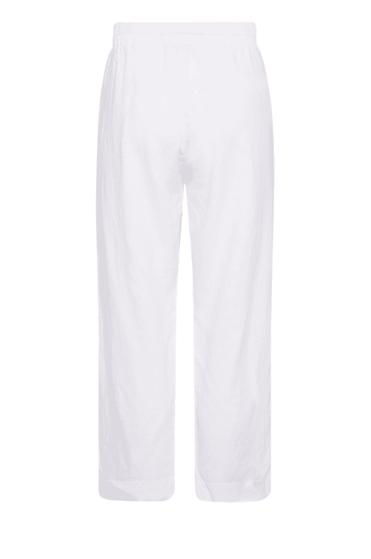 Freequent Lava ankle pant | Hvide ankelbukser i hør