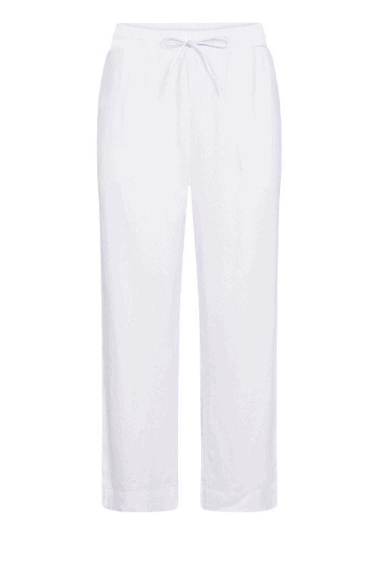 Freequent Lava ankle pant | Hvide ankelbukser i hør
