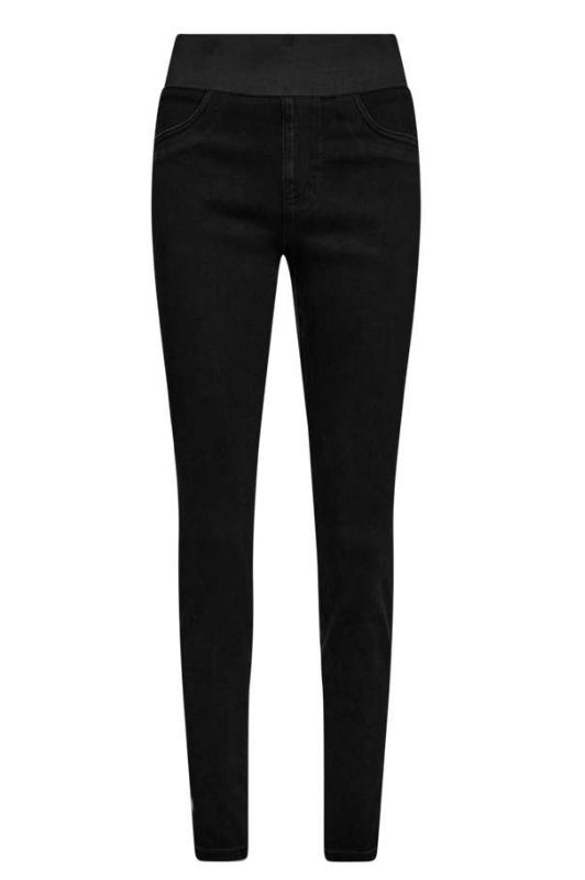 FreeQuent Shantal bukser | Smarte sorte denim bukser