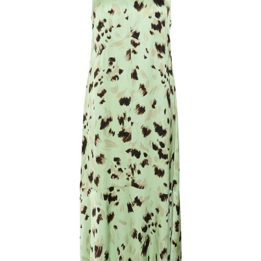 Soaked in Luxury Marcela Dress | Mint printet festkjole