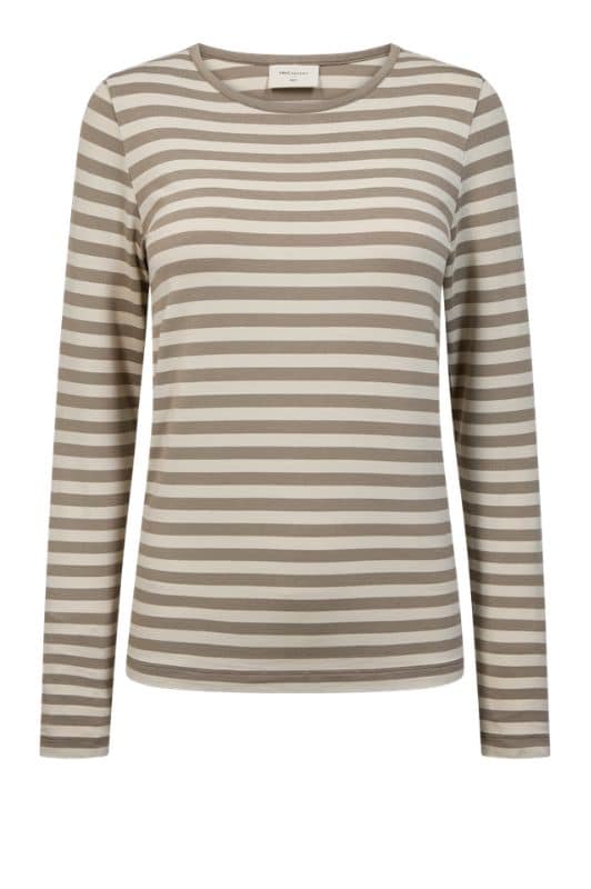 Freequent Liana bluse I Strib sand