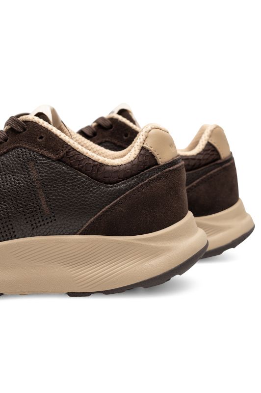 Woden Mathilde Runner | Super sneaker i brunt skind | Dresslab