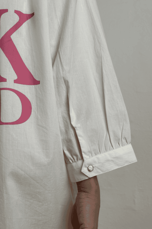 Gaspar Malmø skjortekjole | Cool kjole i hvid I Dresslab