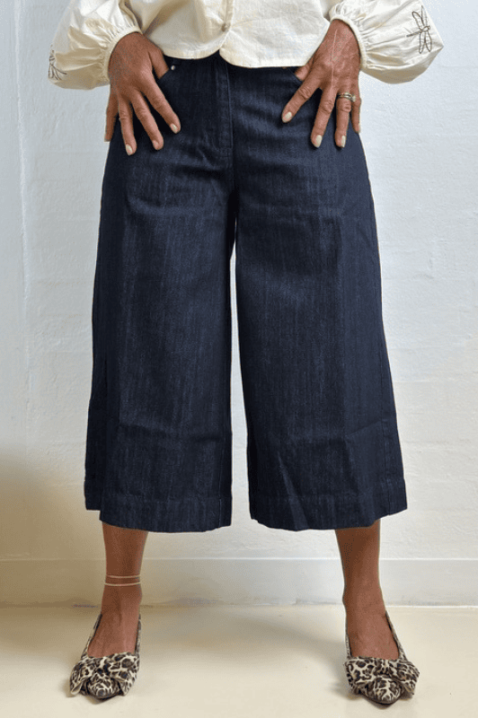 Gaspar Paris knickers i mørk denim