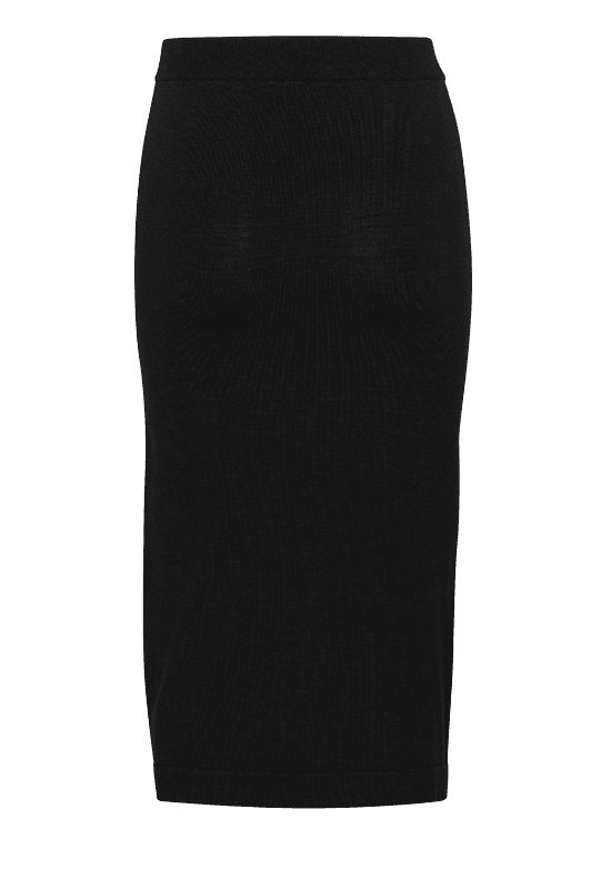 Saint Tropez Mila skirt | Strik nederdel i sort