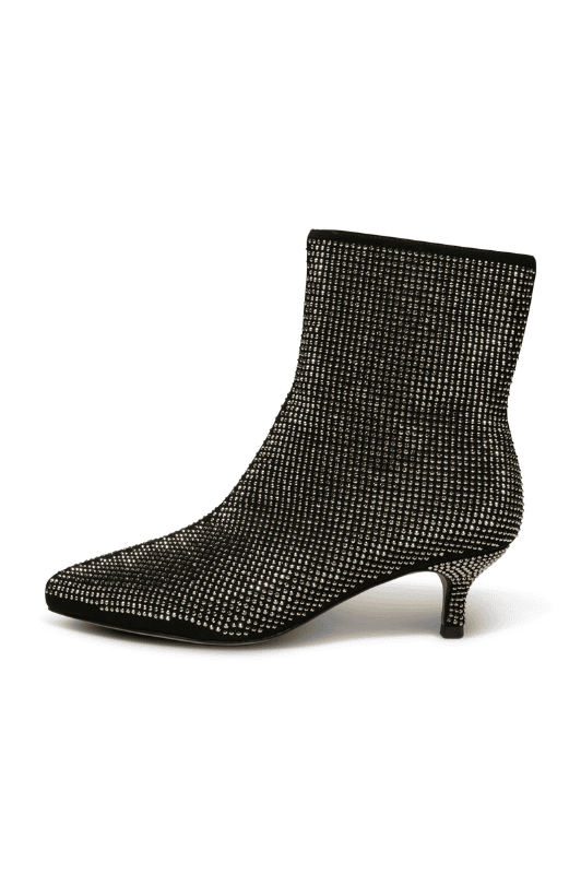 Shoe the Bear Saga Zip | Ruskindsstøvle | Sort med sten
