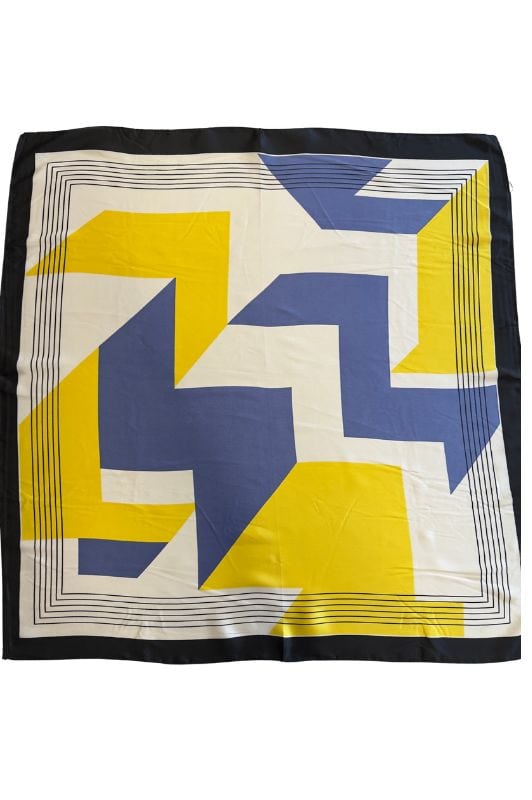 Luxzuz Bandolara scarf I Fint tørklæde med gult print