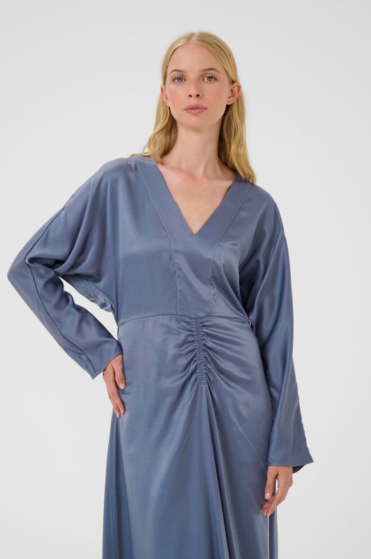 Karen By Simonsen Blanca long Dress | Smuk blå