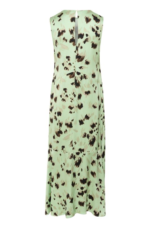 Soaked in Luxury Marcela Dress | Mint printet festkjole