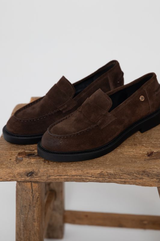 Copenhagen Shoes The beauty sko | Loafer i brun ruskind