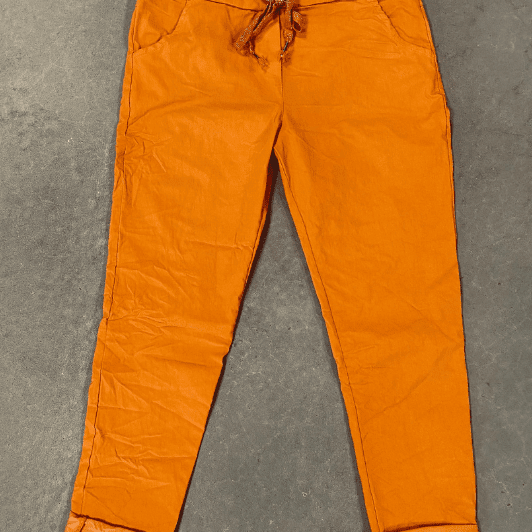 Vanting micaclepant med lommer I Orange