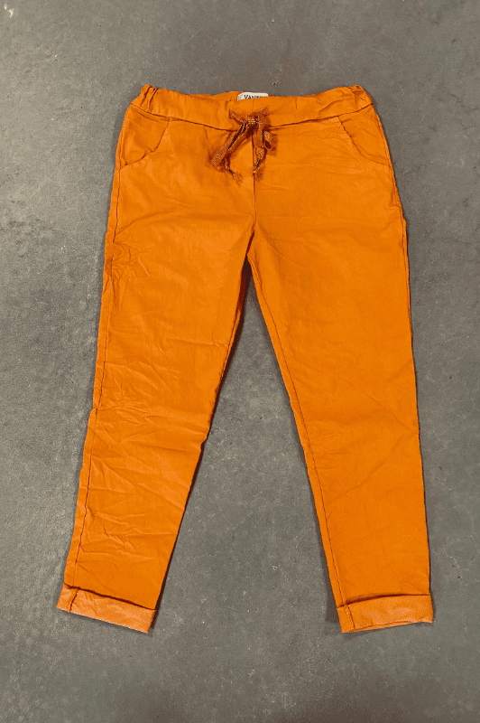 Vanting micaclepant med lommer I Orange