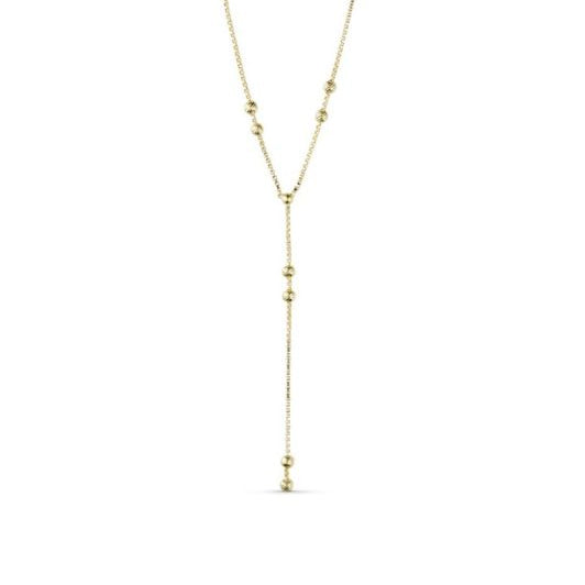 Pure by Nat I Camille halskæde Y 24K guldbelagt