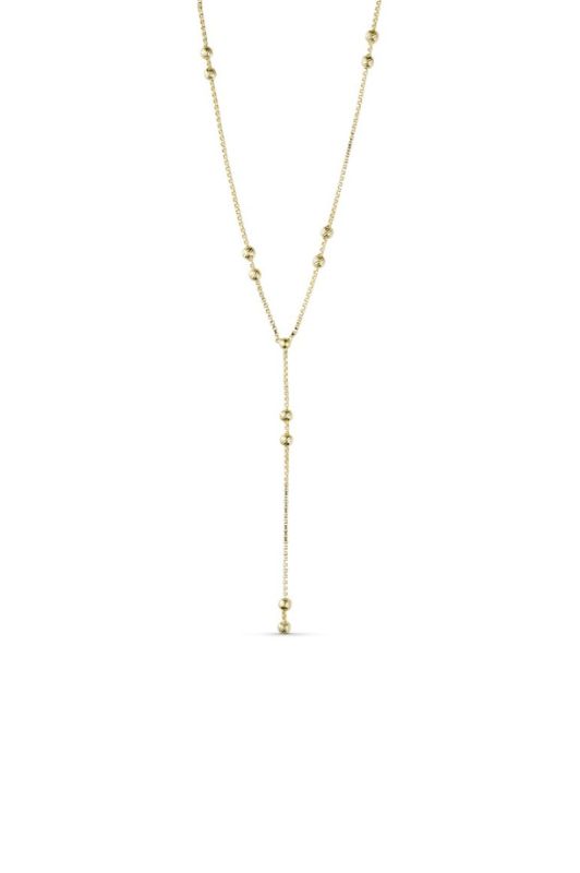 Pure by Nat I Camille halskæde Y 24K guldbelagt