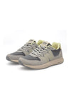 Woden Rigmor open mesh leather sneakers | Sea fog