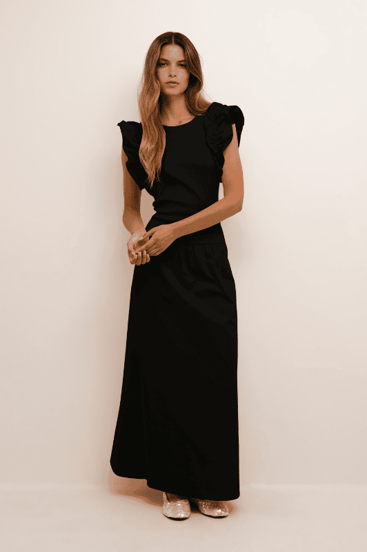 Karen By Simonsen Oda dress I Cool sporty kjole i sort
