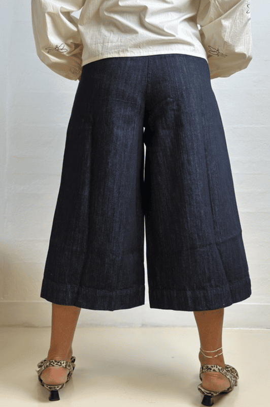 Gaspar Paris knickers i mørk denim
