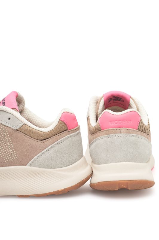 Woden Mathilde Runner – Sporty sneaker i let og gennemtænkt design i hindbær