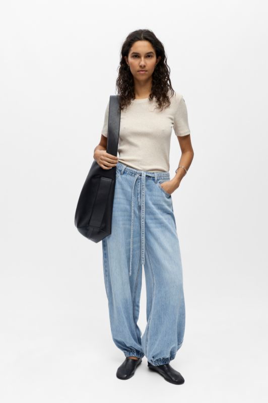 Object Lara jogger pant | Denim elastikbukser