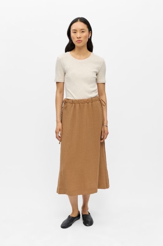 Object Rini skirt I Coconut nederdel i viskose I Dresslab