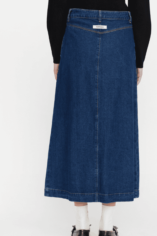 Soft Rebels Zoey skirt | Cool jeans nederdel i A-shape