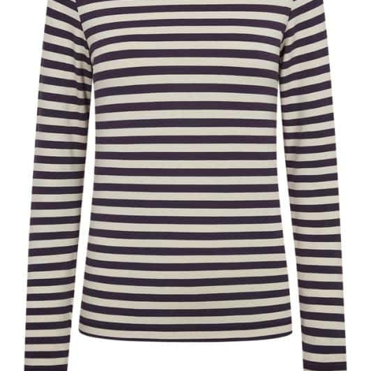 Freequent Liana bluse I Strib night shade