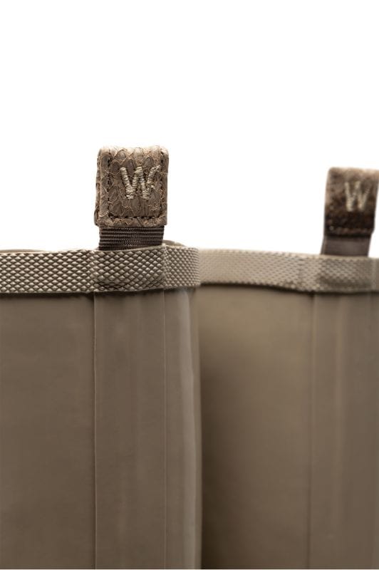 WODEN Le glossy waterproof | Silver mink shiny gummistøvle