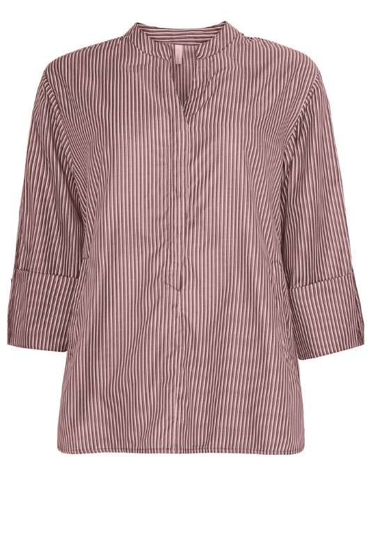 Ofelia Nanet bluse bordeaux strib