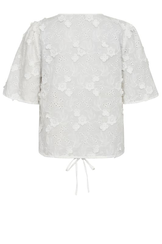 A-View Rosamarie cardigan I Hvid broderie anglaise I Dresslab