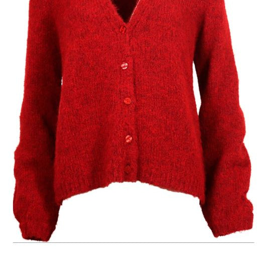 Ofelia Laia strik cardigan i rød