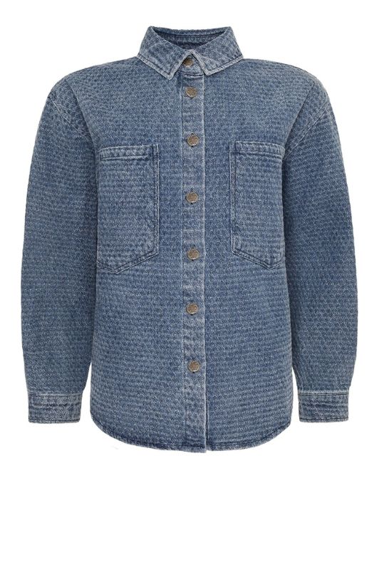 Ofelia Zelda jeans jakke i blå denim