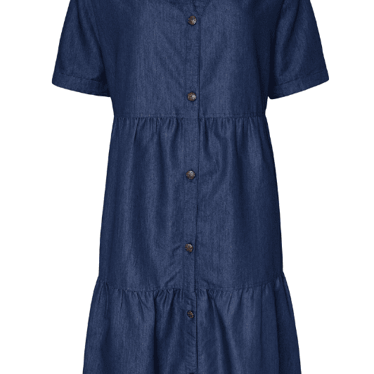 Ofelia Orla kjole | Mørk klassisk denimkjole