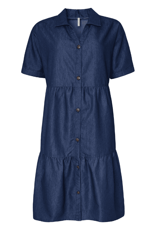 Ofelia Orla kjole | Mørk klassisk denimkjole
