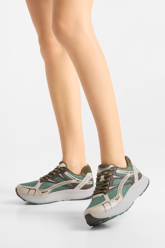 Woden Freja Runner sneakers | Swamp Multi I Dresslab