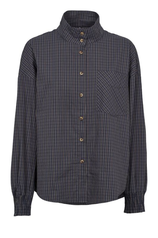 Prepair Telma bluse I Ternet marineblå bluse