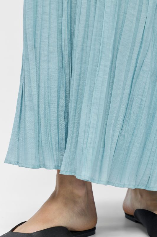 Object Mabel plissékjole i flot mint I Dresslab