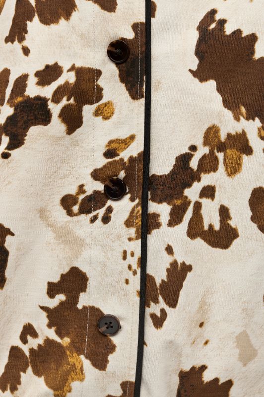 Object Molina bomber jacket I Kort jakke med splash brunt print