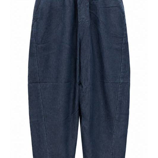 Marc Lauge Tokyo denim barrel bukser i mørkeblå