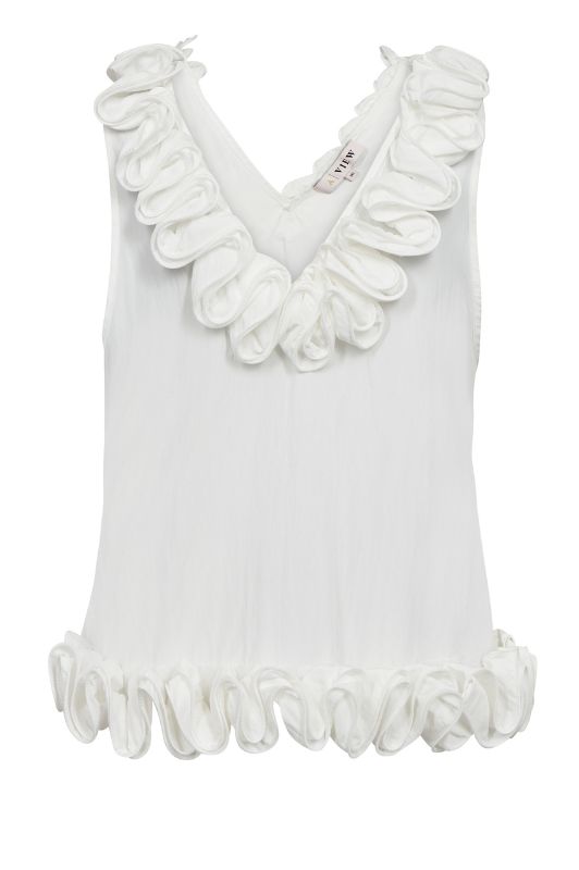 A-View Vidaisy top I Hvid fest top I Dresslab
