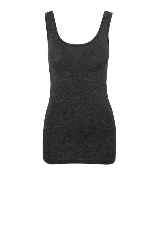 MbyM Sina tank top | Blød gråmeleret basistop