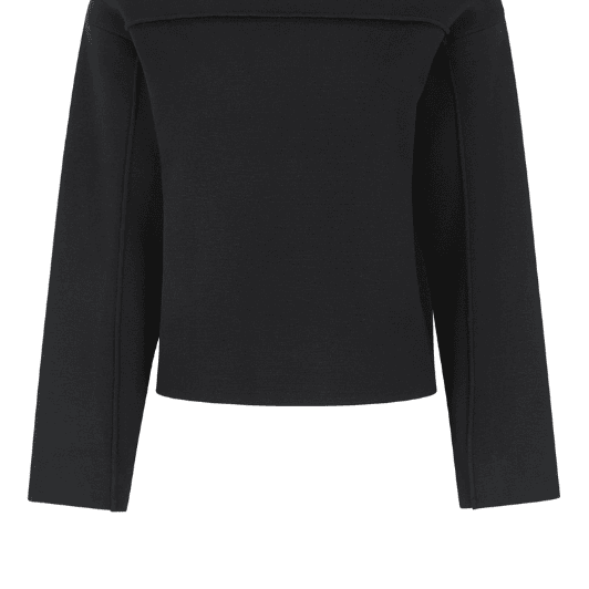 Soft Rebels Henrietta |  Lækker sort strik med flotte detaljer