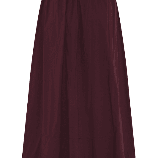 La Rouge Vilma skirt nederdel | Poplin nederdel bordeaux