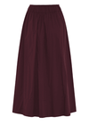 La Rouge Vilma skirt nederdel | Poplin nederdel bordeaux