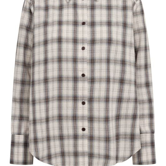 Freequent Nerissa shirt I Ternet skjorte i sand og brun