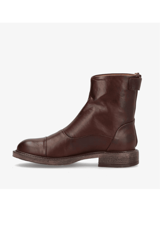 Shoedesign Copenhagen Dahlia skindstøvle I Blødt læder i mørkebrun